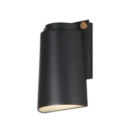 Maxim Lighting Rivet VX LED Outdoor Sconce - 3000K - 120V - Black / Antique Brass