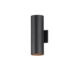 Maxim Lighting Outpost 2-Light 15" Outdoor Wall Sconce - 120V - Black