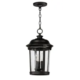 Maxim Lighting Dover Die Cast 3-Light Outdoor Hanging Lantern - 120V - Bronze