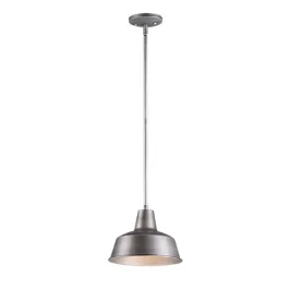 Maxim Lighting Pier M 1-Light Outdoor Pendant - 120V - Weathered Zinc
