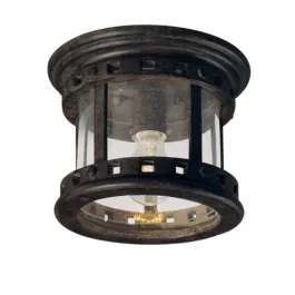 Maxim Lighting Santa Barbara Die Cast 1-Light Outdoor Ceiling Mount - 120V - Sienna