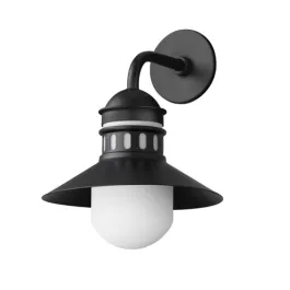 Maxim Lighting Admiralty 1-Light Medium Outdoor Wall Sconce - 120V - Black