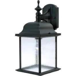 Maxim Lighting Senator 1-Light Outdoor Wall Lantern - 120V - Black