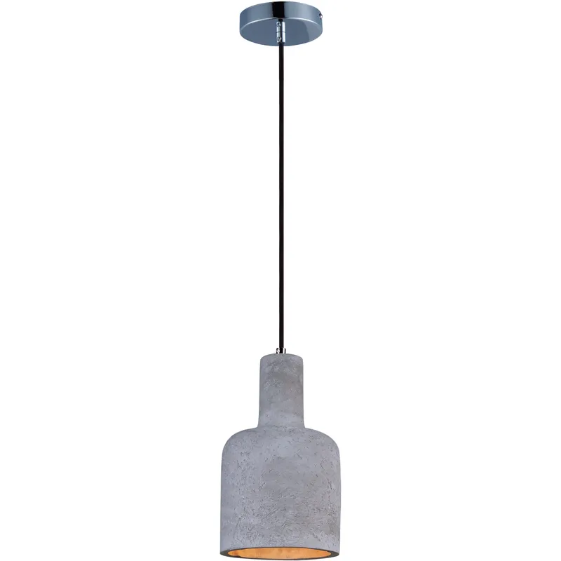 Crete LED 7.5 inch Polished Chrome Single Pendant Ceiling Light