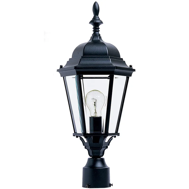Westlake 1 Light 21 inch Black Outdoor Pole/Post Mount
