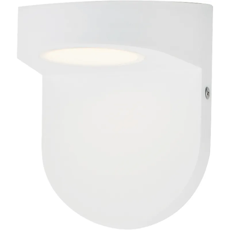 Ledge LED 4.25 inch White Wall Sconce Wall Light