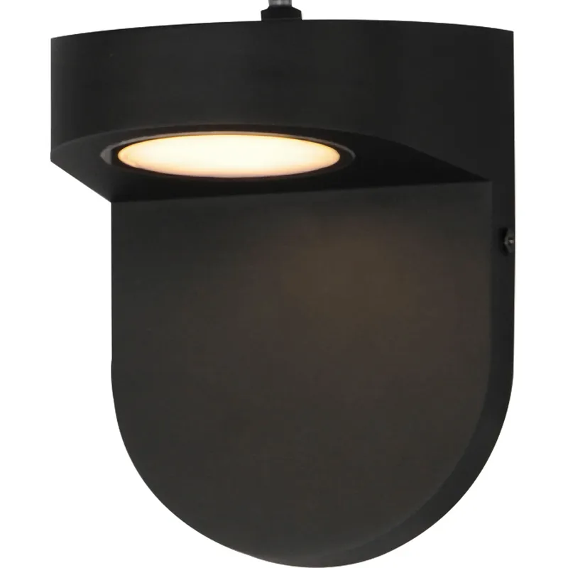 Ledge LED 4.25 inch Black Wall Sconce Wall Light