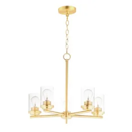 Maxim Lighting Corona 5-Light Chandelier - 120V - Satin Brass