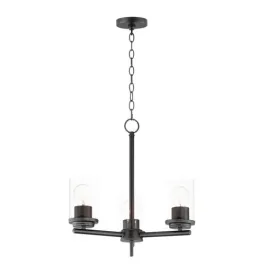 Maxim Lighting Corona 3-Light Chandelier - 120V - Black