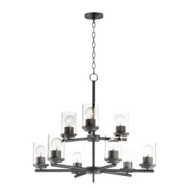 Maxim Lighting Corona 9-Light Chandelier - 120V - Black
