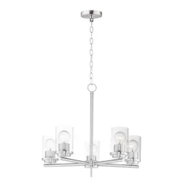 Maxim Lighting Corona 5-Light Chandelier - 120V - Satin Nickel