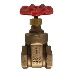 Midland Industries 940132 Brass Gate Valve 1/2 Inch Fpt