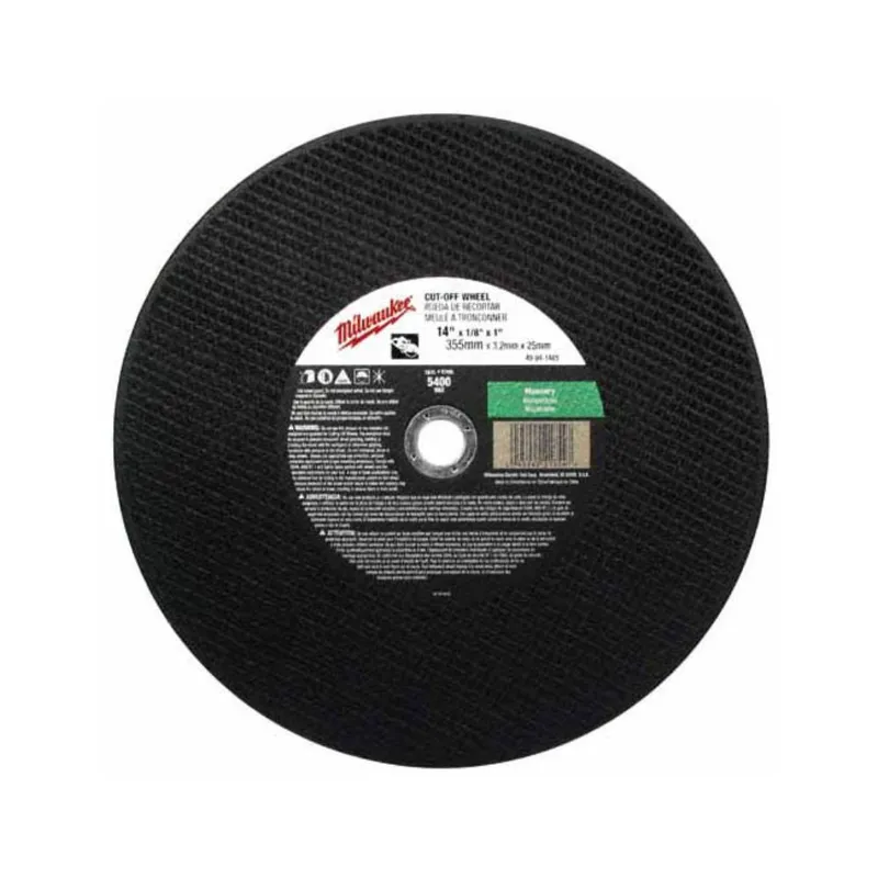 Milwaukee 14" x 1/8" x 1" Cut-Off Wheel (Type 1)