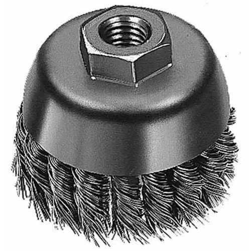 Milwaukee 3" Knot Wire Cup Brush - Carbon Steel