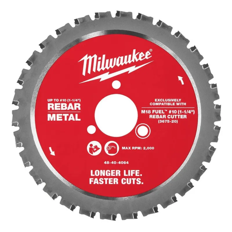 Milwaukee #10 (1-1/4 Inch) Rebar Cutting Blade for M18 FUEL Rebar Cutter (5 Pack)