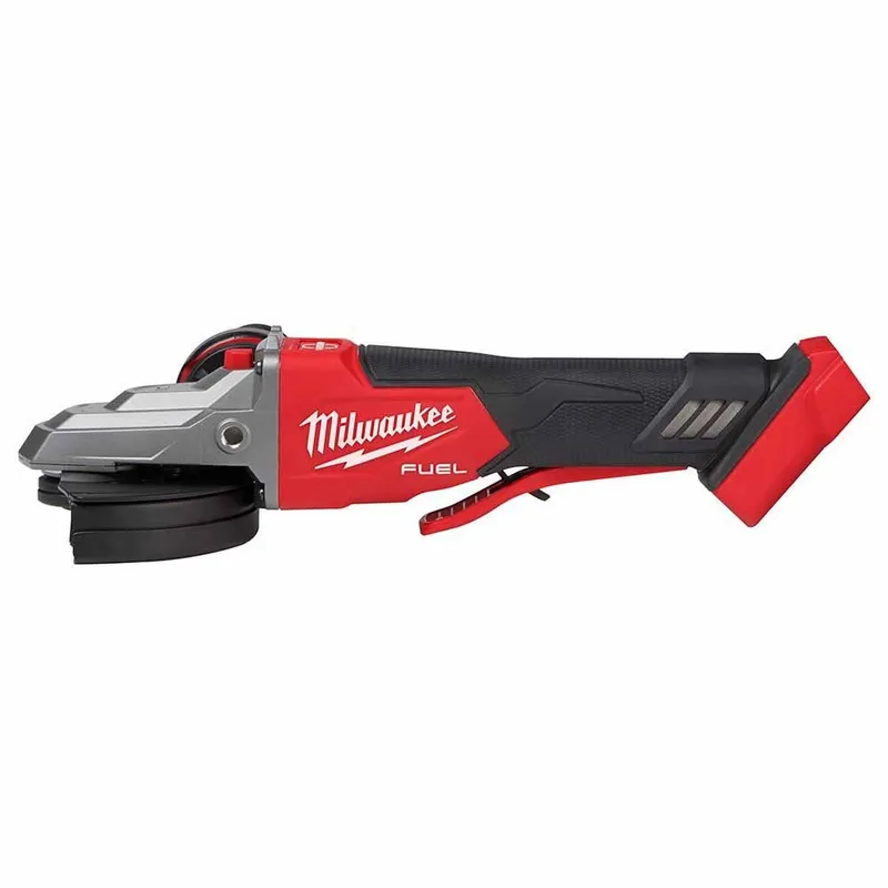 Milwaukee M18 FUEL 5" Flathead Braking Grinder, Paddle Switch No-Lock