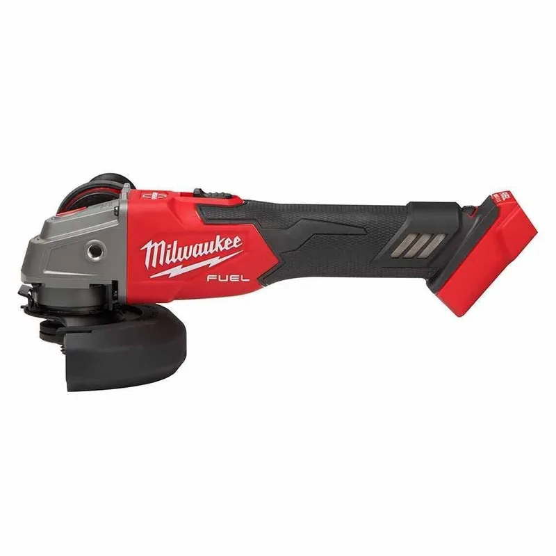 Milwaukee M18 FUEL 4-1/2" / 5" Variable Speed Braking Grinder, Slide Switch Lock-On