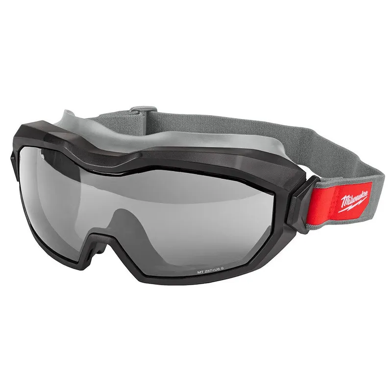 Milwaukee Non-Vented Goggle - Gray Dual Coat Lens