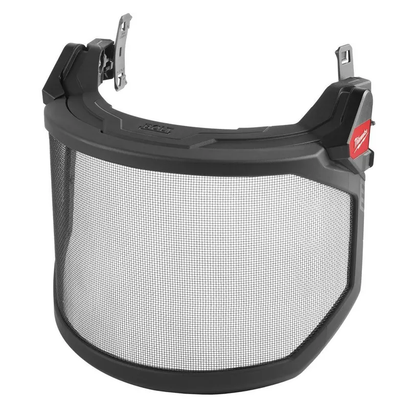 Milwaukee BOLT Full Face Shield - Metal Mesh (Compatible with Milwaukee Safety Helmets & Hard Hats)