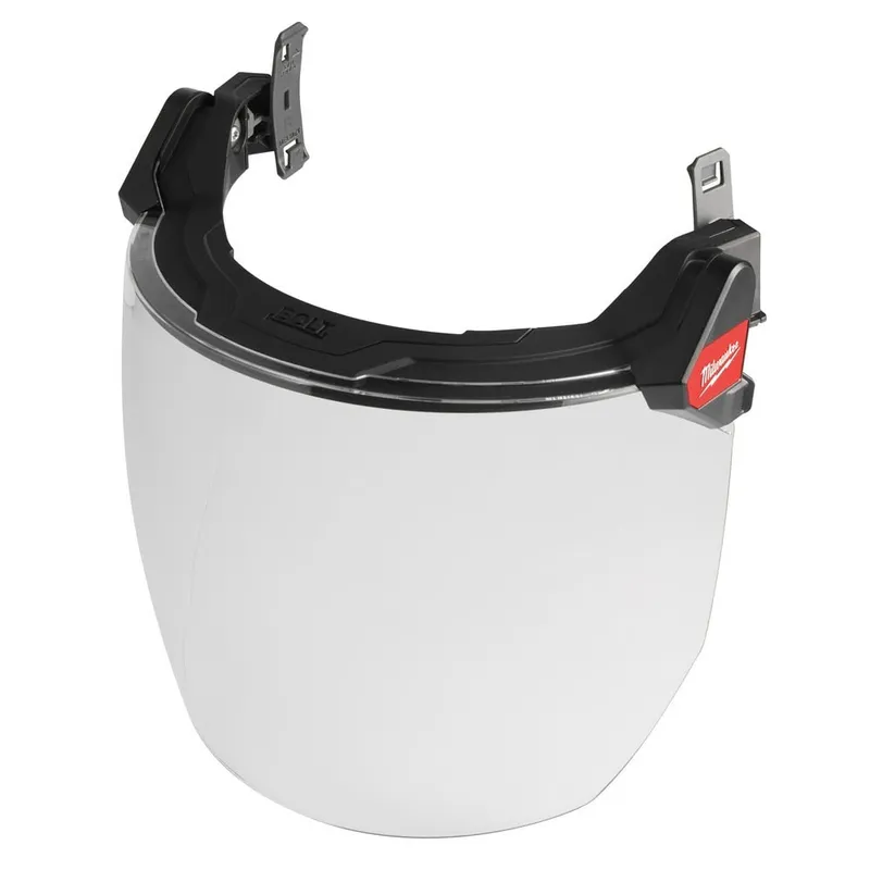 Milwaukee BOLT Full Face Shield - Clear Dual Coat Lens (Compatible with Milwaukee Safety Helmets & Hard Hats)