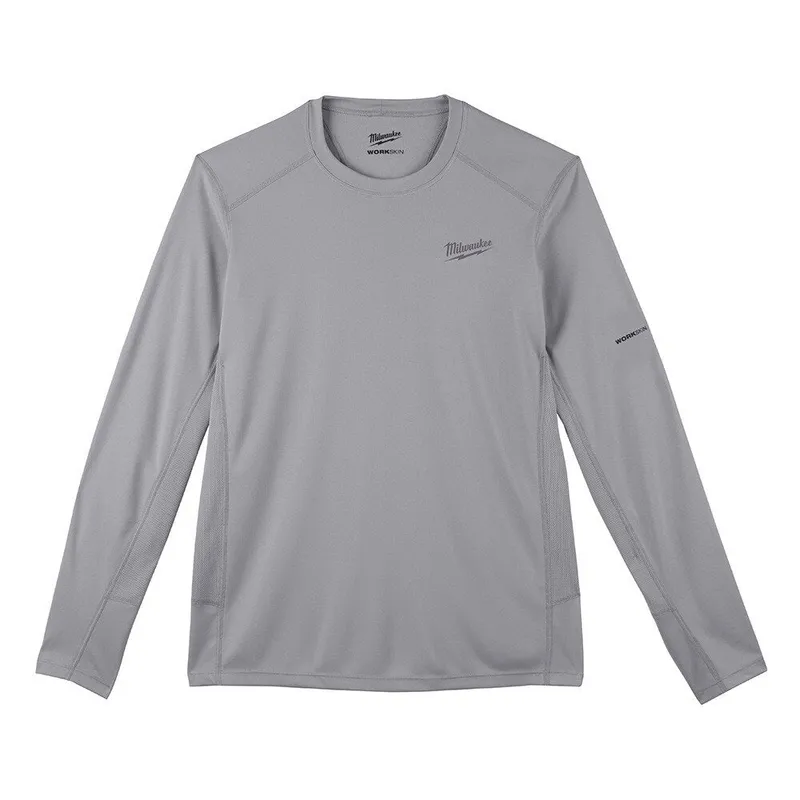 Milwaukee WORKSKIN Lightweight Performance Long Sleeve Shirt- Gray, L