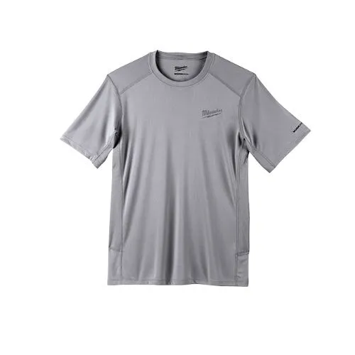 Milwaukee WORKSKIN Lightweight Performance Short Sleeve Shirt, Gray, L