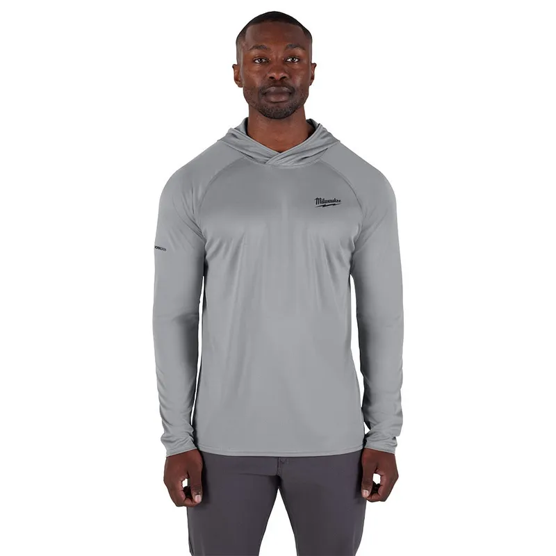 Milwaukee WORKSKIN Hooded Sun Shirt - GRAY L