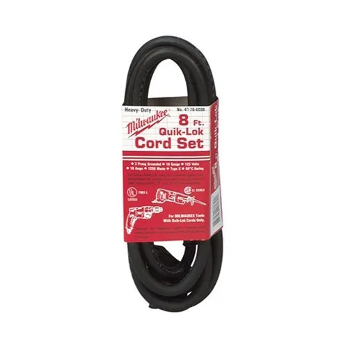Milwaukee 8' Quik-Lok Cord