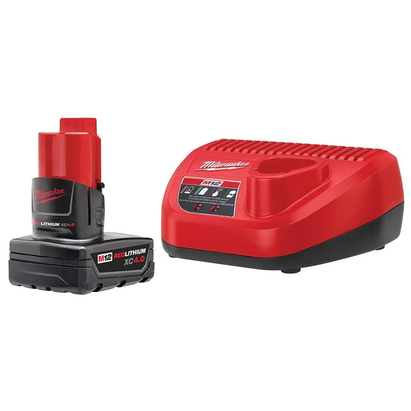 Milwaukee M12 REDLITHIUM XC4.0 Starter Kit