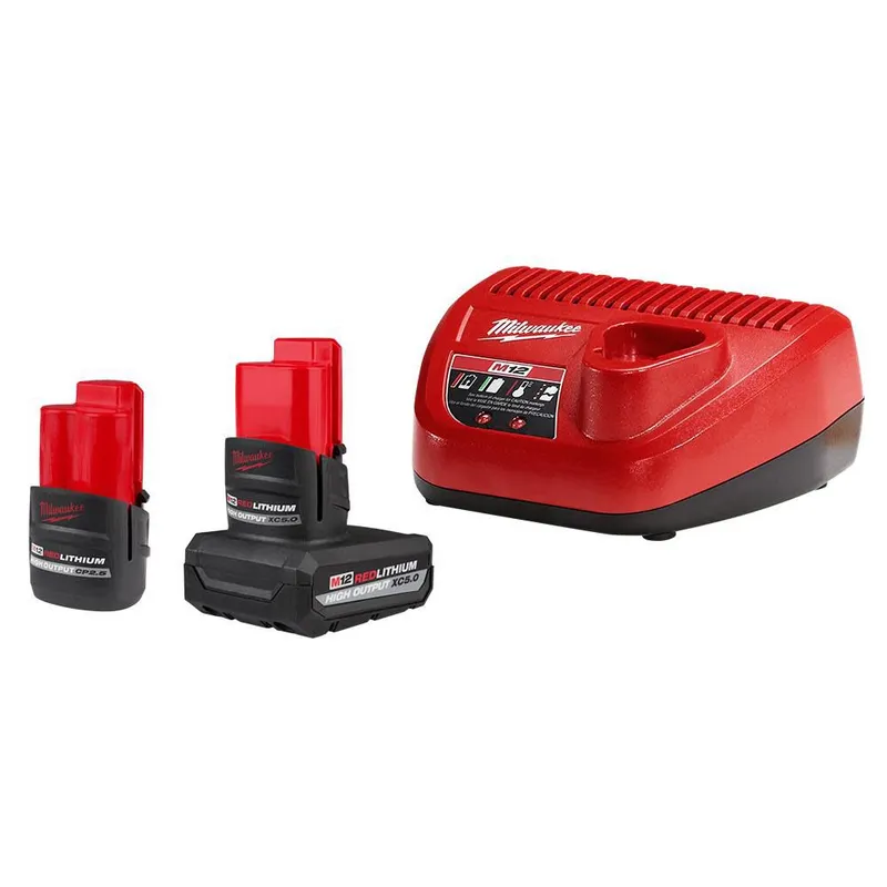 Milwaukee M12 REDLITHIUM High Output 2-Battery Starter Kit