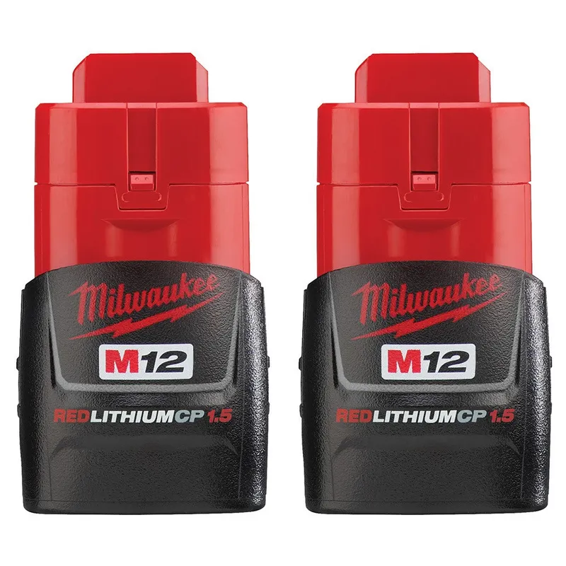 Milwaukee M12 REDLITHIUM Compact Battery Two Pack
