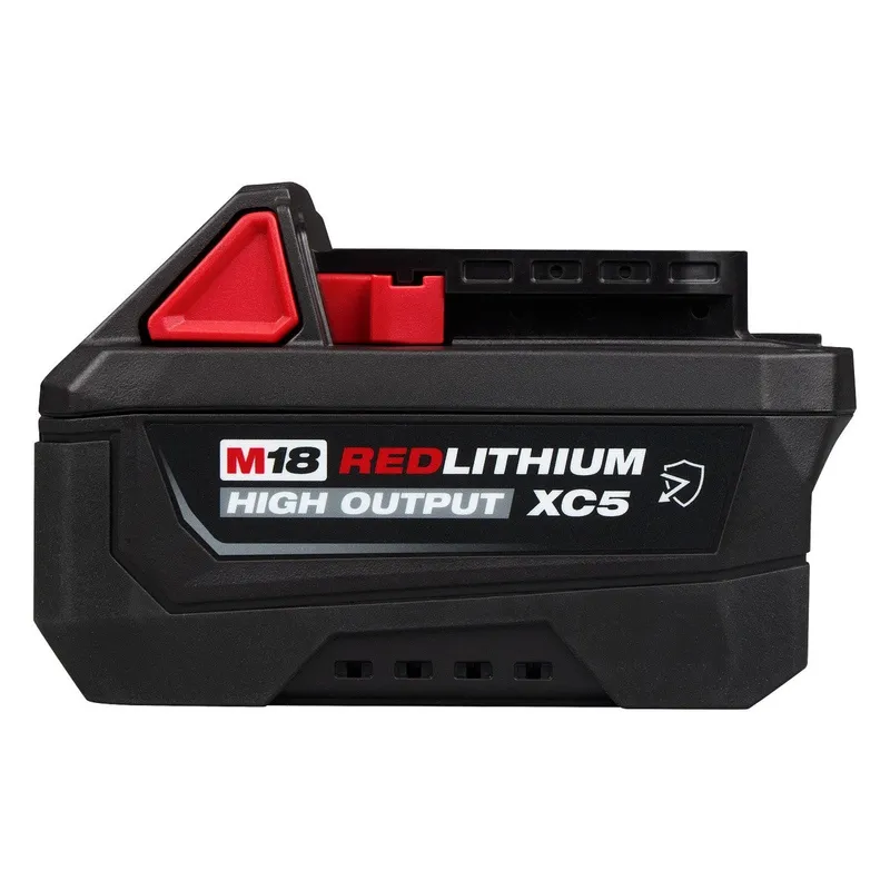Milwaukee M18 18V REDLITHIUM HIGH OUTPUT XC5 Resistant Battery Pack 5.0Ah