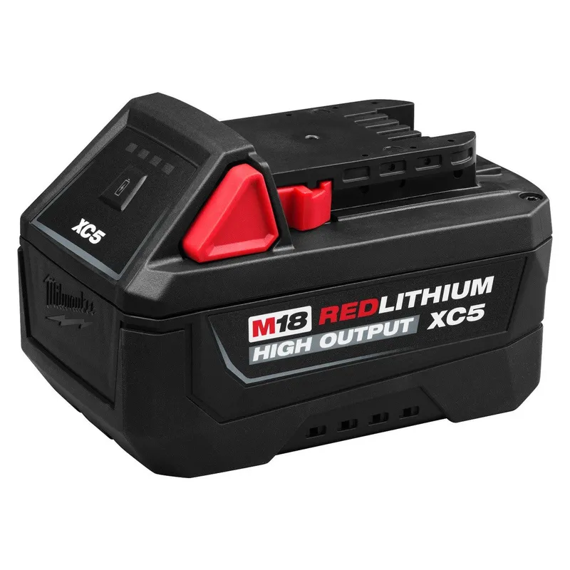 Milwaukee M18 REDLITHIUM HIGH OUTPUT XC5 18V 5.0Ah Battery Pack