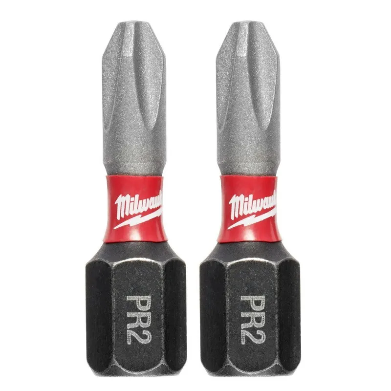 Milwaukee SHOCKWAVE 1" PR2 Impact Bit 2PK