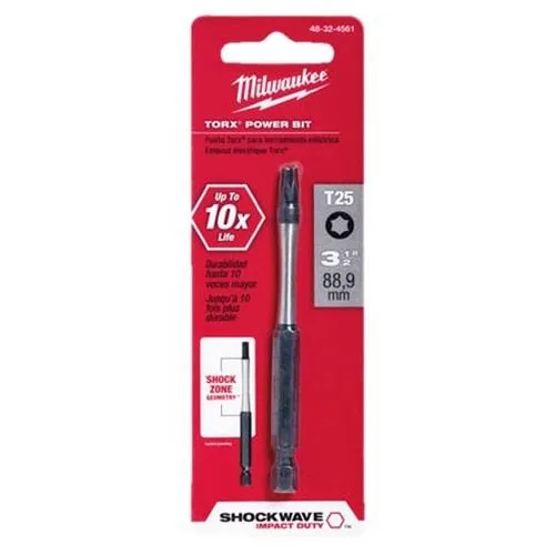 Milwaukee T25 3.5” Power Bit 1PK