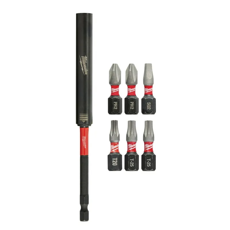 Milwaukee SHOCKWAVE 7Pc Impact Magnetic Drive Guide Set