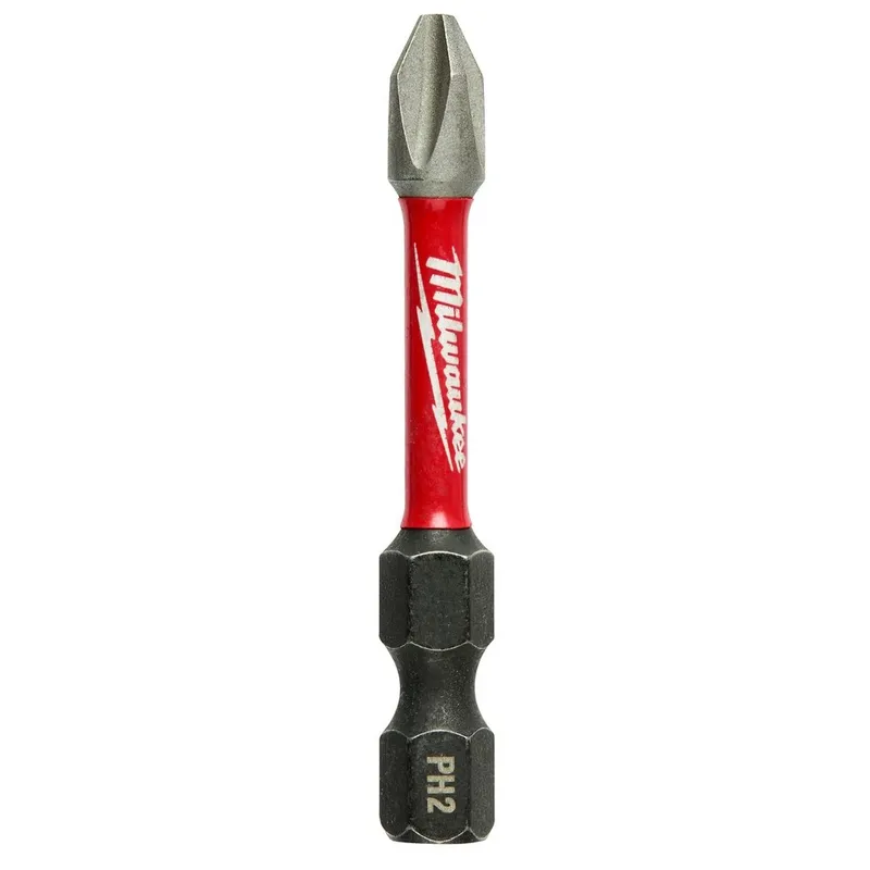 Milwaukee #2 Phillips Shockwave 2" Power Bit, 15 Pack