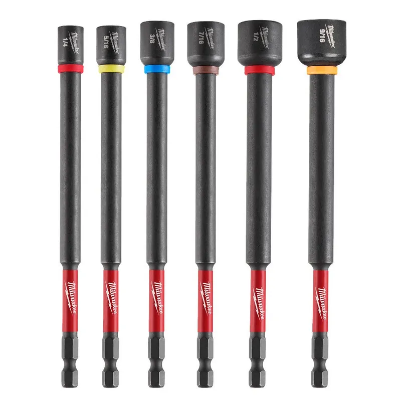 6PC 6IN NUT DRIVER