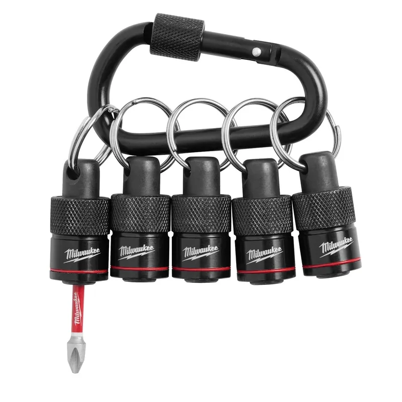 Milwaukee 5PC Bit Holder with Carabiner