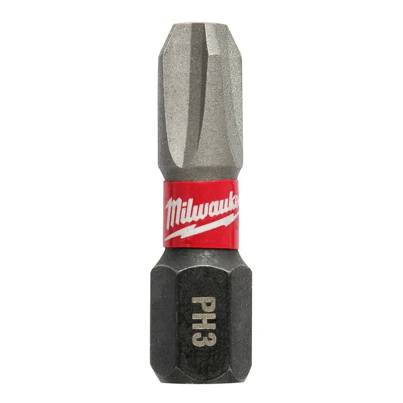 Milwaukee SHOCKWAVE 1" PH3 Impact Bit 2PK