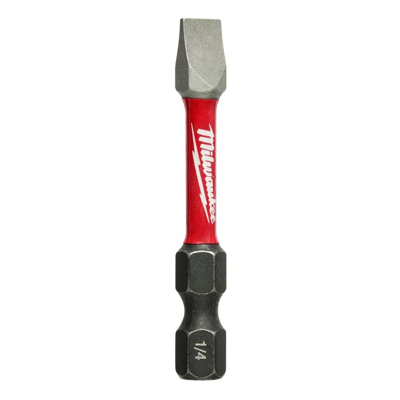 Milwaukee SHOCKWAVE 2" SL 1/4 Impact Bit