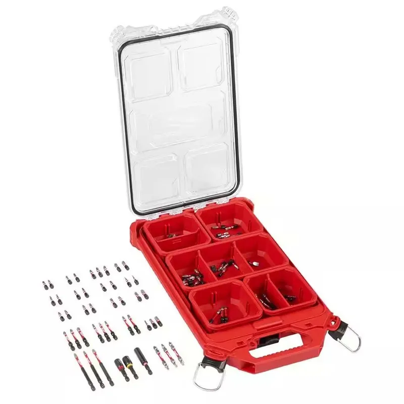 Milwaukee SHOCKWAVE Impact Duty 90PC Driver Bit Set with PACKOUT Case