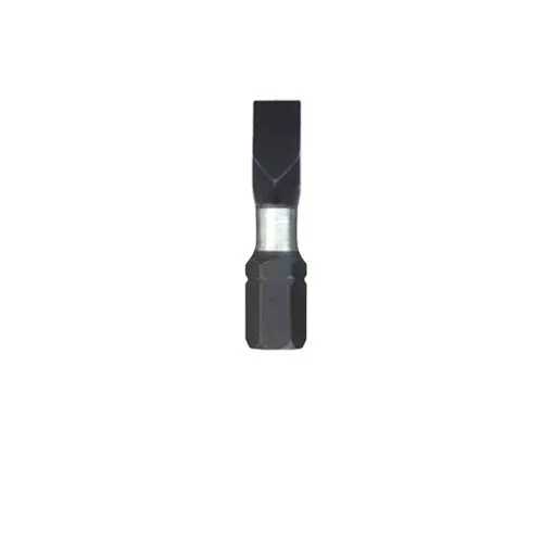 Milwaukee Shockwave Insert Bit Slotted 1/4" - Bulk (25)