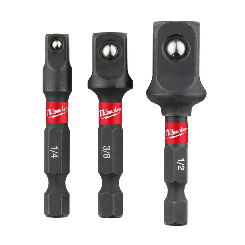 SHOCKWAVE 1/4 HEX SHANK SCKT ADPTR SET