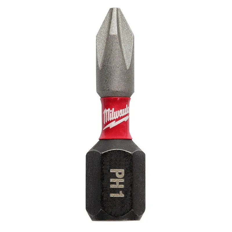 Milwaukee SHOCKWAVE Impact Square Recess #1 Insert Bits (25 Pack)