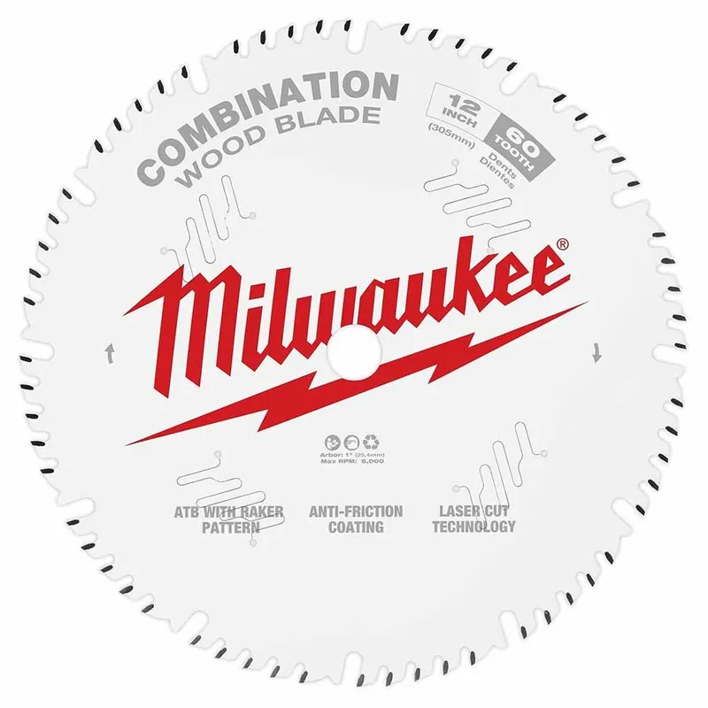 Milwaukee 12" 60T Combination Circular Saw Blade