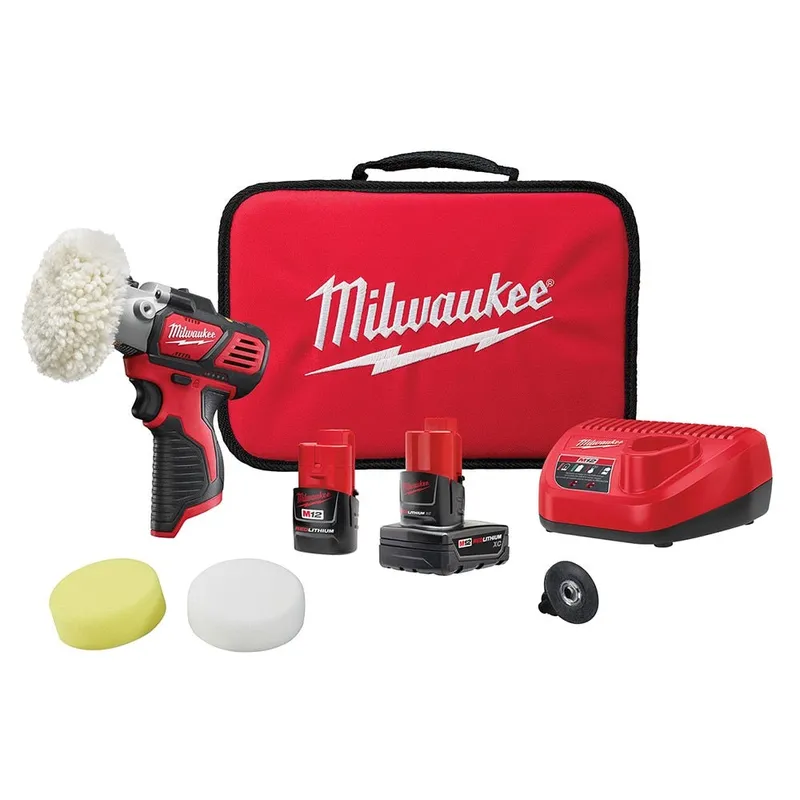 Milwaukee M12 Variable Speed Polisher/Sander Kit with XC Battery
