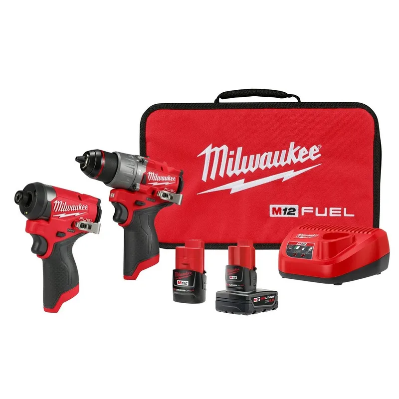 MILWAUKEE M12 FUEL 2 TOOL COMBO KIT