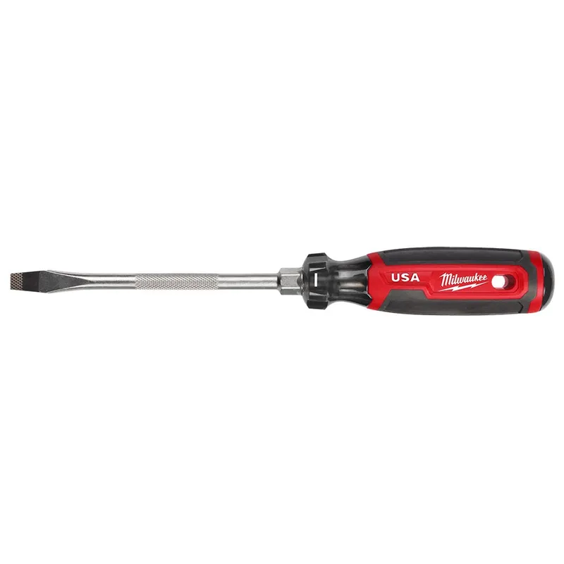 Milwaukee 5/16" Slotted 6" Cushion Grip Screwdriver (USA)