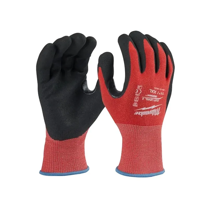 Milwaukee Cut Level 2 Nitrile Dipped Gloves - 2XL - Bulk 12PK